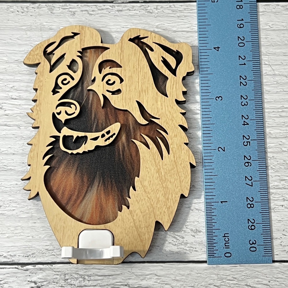 Australian Shepherd Handmade Night Light LED Plug In‎ Wall Decor Dog Lover Gift - Picture 4 of 8